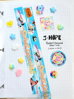 J-Hope - "Sweet Dreams" Washi Tape - 25mm x 10m