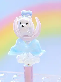 Lunar Pup - Celestial Series Beaded Pen