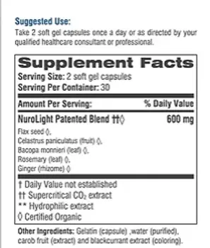 Rebel Herbs Organic NuroSteady 60 Capsules