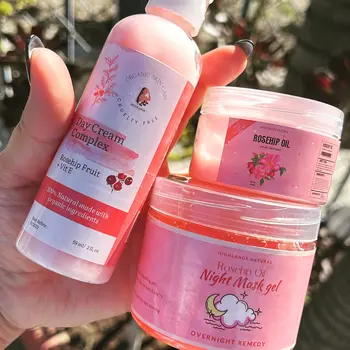 Rosehip oil + Vitamin C vegan skincare