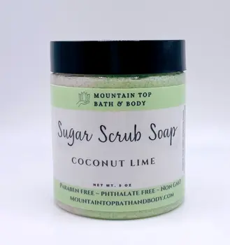 Coconut Lime Sugar Scrub Soap