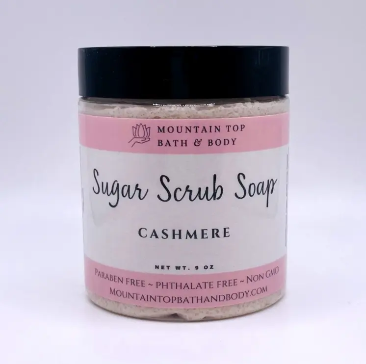 Cashmere Sugar Scrub Soap