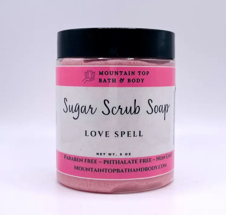 Love Spell Sugar Scrub Soap
