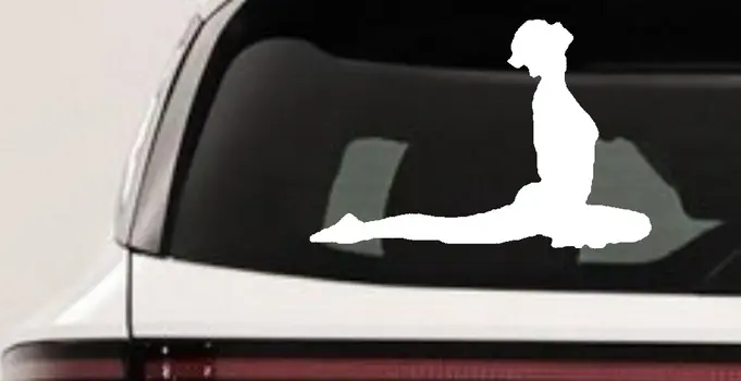 Yoga Pose Vinyl Decal Sticker for Car or Truck Windows