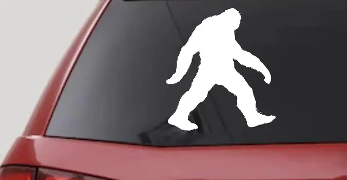 Bigfoot Sasquatch Sci Fi Car Truck Window Decal Vinyl Sticker