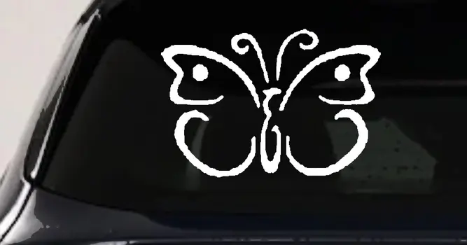 Butterfly Car Truck Window Decal Sticker Vinyl Art Decor