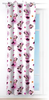 Minnie egér függöny - 140 x 245 cm