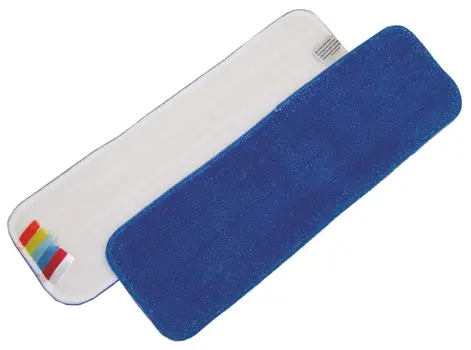 Microfiber Mop with Velcro and Colour Coding 44 cm Blue