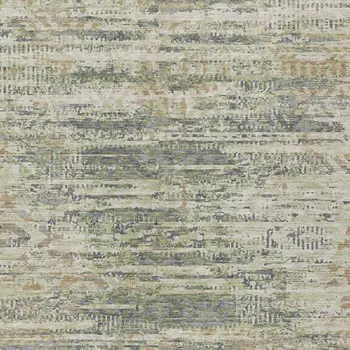 8' X 10' Artichoke Green And Beige Moroccan Washable Indoor Outdoor Area Rug