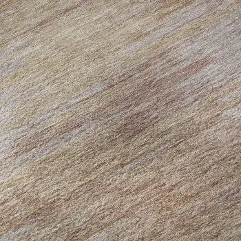 8' X 10' Merlot And Beige Abstract Washable Area Rug With UV Protection