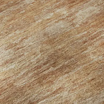 10' X 14' Salmon And Copper Abstract Washable Area Rug With UV Protection