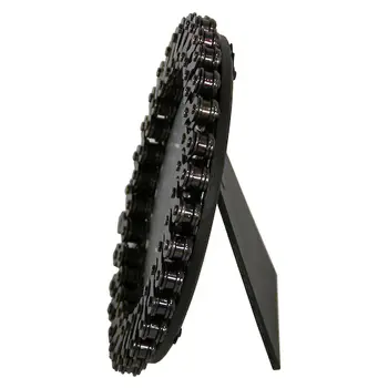 Round Recycled Bike Chain Photo Frame