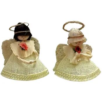 Jute Angel Ornament from Ecuador