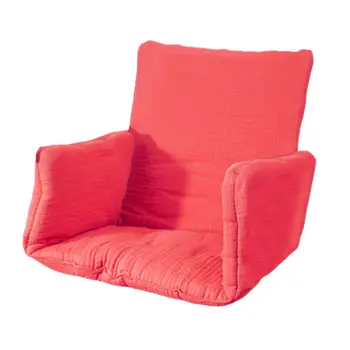 Coussin de Chaise Haute en Coton Bio Fraise