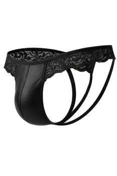 schwarzer Jockstring Spitze RAV104 - XL