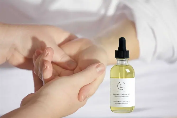 Lavender body oil