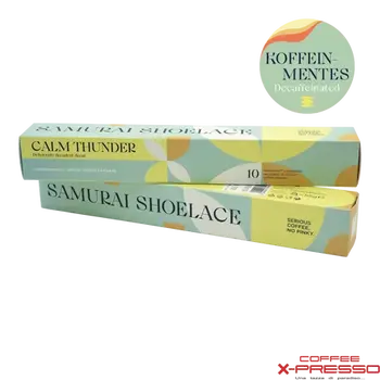 Samurai Shoelace Calm Thunder Decaf (koffeinmentes) (10db kapszula/doboz)