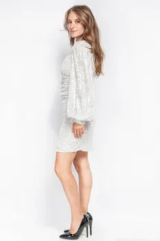 PINK BOOM DRESS SILVER 76009-1